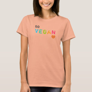 Camiseta VAI o vegan - branco - personalizado