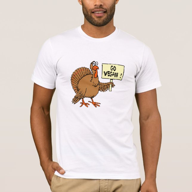 CAMISETA VAI O VEGAN, MENSAGEM DE TURQUIA (Frente)
