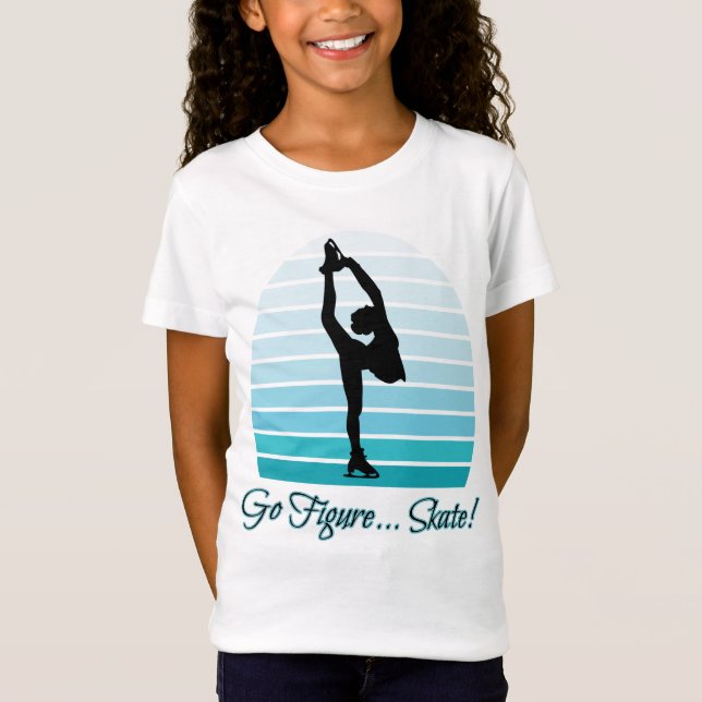Camiseta Vai, Skate! - Ice Skating - aspas T Shirt (Frente)