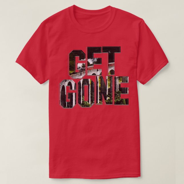 Camiseta Vai-te embora (Frente do Design)