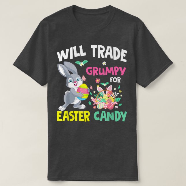 Camiseta Vai Trocar Grumpy Para A Família Gi De Páscoa Engr (Frente do Design)
