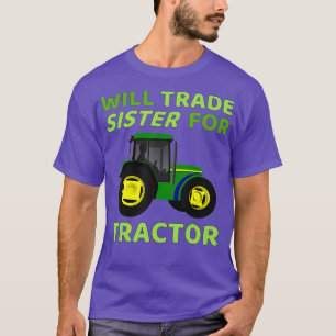 Camiseta Vai Trocar Irmã Para Trator Funny Farmer s 1