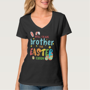 Camiseta Vai Trocar Irmão Por Ovos De Páscoa Doces Coelhinh
