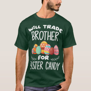 Camiseta Vai Trocar Irmão Por Páscoa De Gelado Engraçado