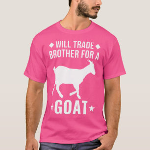 Camiseta Vai Trocar Irmão Por Um Cabra De Caprino