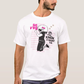 Camiseta Vai Veg! Oh você sabe que você quer a