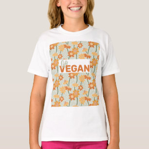 Camiseta Vai Vegan! Flores retrorreflectoras bonito mudas n
