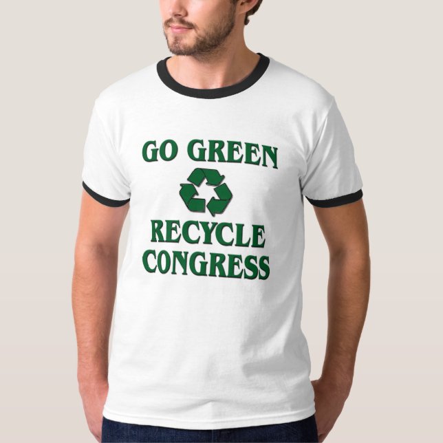 Camiseta Vai verde - o congresso do reciclar (Frente)