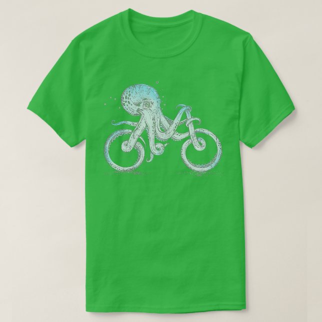 Camiseta Vai verde, vai de bicicleta, vai para caminhos de  (Frente do Design)