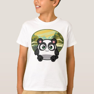 Camiseta Vaia como o roupa da panda