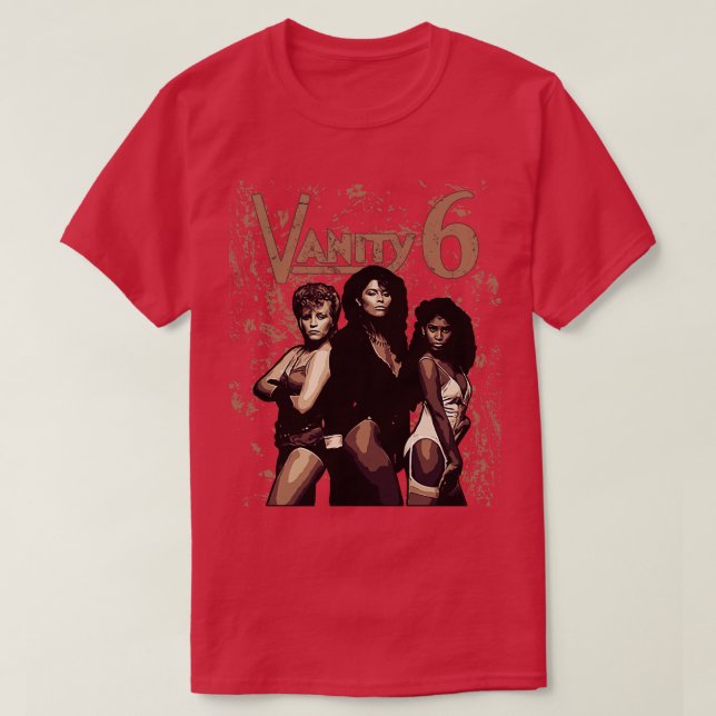 Camiseta vaidade 6 80s (Frente do Design)
