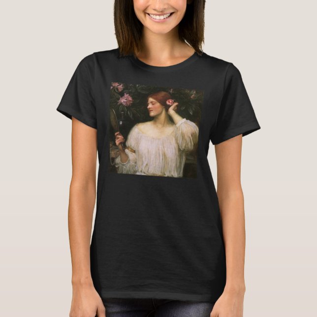 Camiseta Vaidade de John William Waterhouse (Frente)