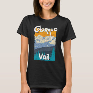 Camiseta Vail Colorado Mountain State Rocky Mounains Skiin