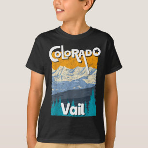 Camiseta Vail Colorado Mountain State Rocky Mounains Tee S