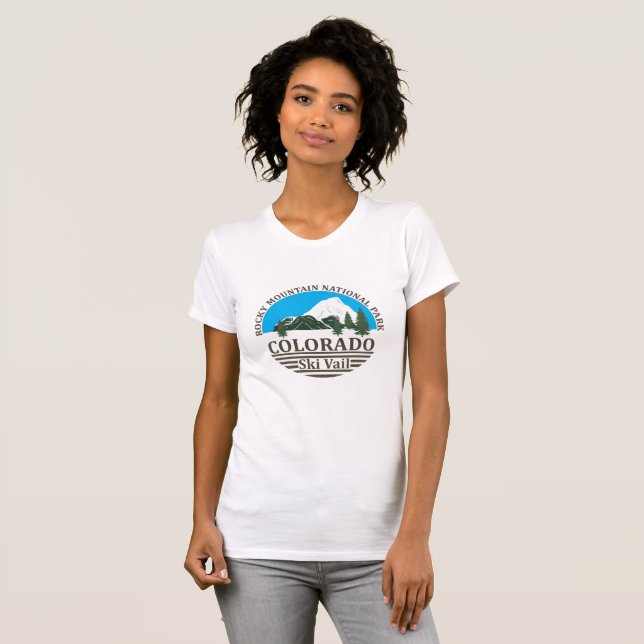 Camiseta Vail Colorado ski Resort (Frente Completa)