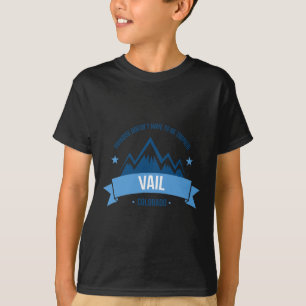 Camiseta Vail Colorado Skiing Resort Vacing T Shirt Snowb