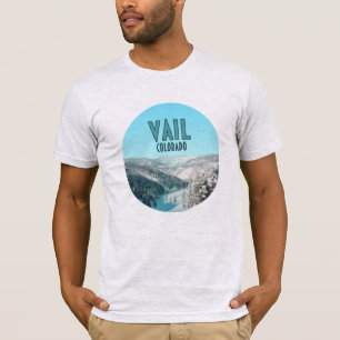 Camiseta Vail Colorado Snow Mountains Vintage