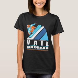 Camiseta Vail Colorado - Vintage Snowboarder