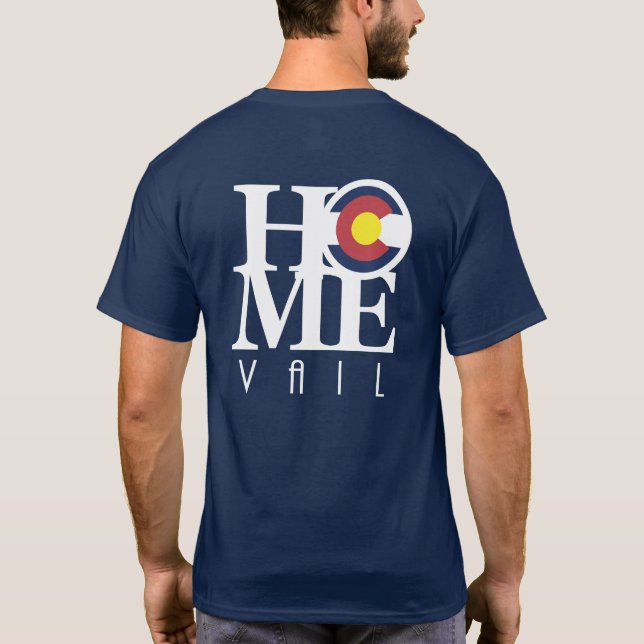 Camiseta Vail HOME Colorado (Verso)