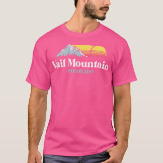 Camiseta Vail Mountain Colorado Ski Snowboard Ret