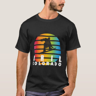 Camiseta Vail Snowboard Sun Snowboarder Vail Colorado Winte