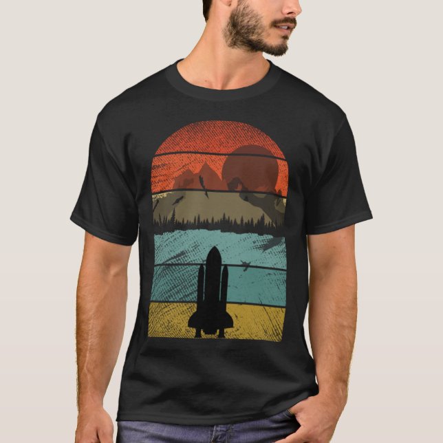 Camiseta Vaivém retrógrado e astronauta 6 (Frente)