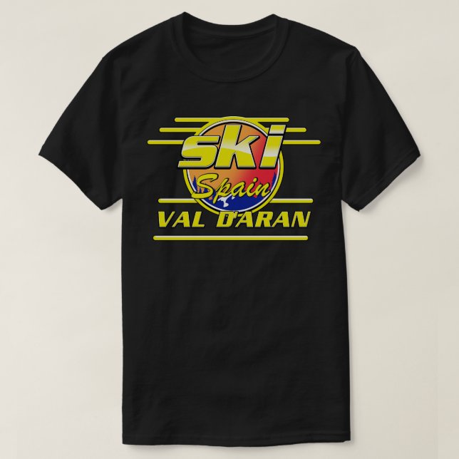 Camiseta val daran espanha to ski (Frente do Design)