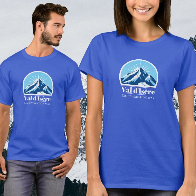 Camiseta Val d'Isère France savoie vanoise T-Shirt (Criador carregado)