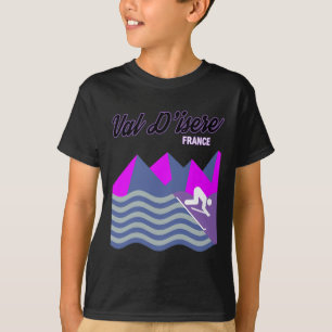 Camiseta Val D'isere French Alps France Ski Resort Snowboar