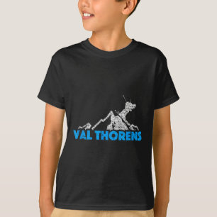 Camiseta Val Thorens Skiing Snowboard França Resort Dist