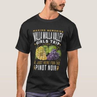 Camiseta Vala Walla Valley Girls Trip 2023 Wine Grape Wine