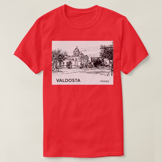 Camiseta Valdosta Georgia TShirt (Frente do Design)