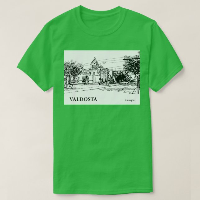 Camiseta Valdosta Georgia TShirt 3 (Frente do Design)
