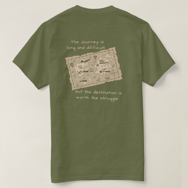 Camiseta Vale a Jornada (Verso do Design)