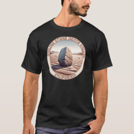 Camiseta Vale da Morte da Pedra de Navegação na Califórnia