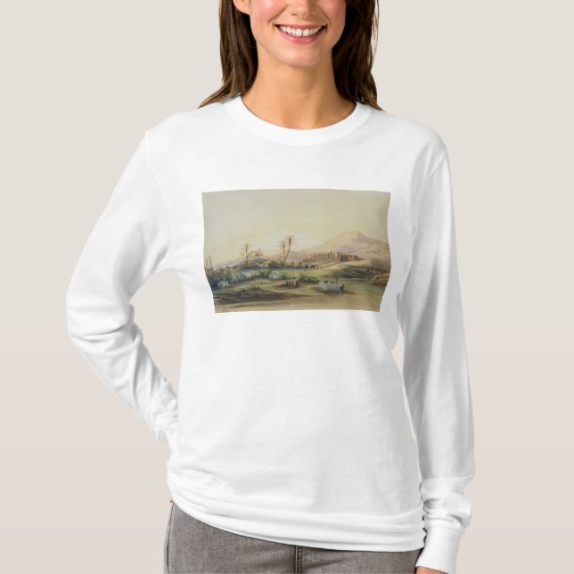 Camiseta Vale de Nile com ruínas do templo de (Frente)