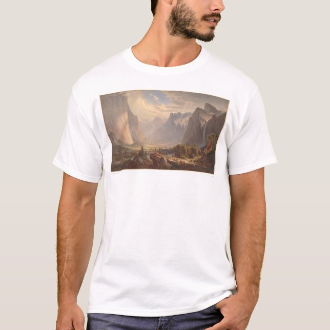 Camiseta Vale de Yosemite, Califórnia (0710A) (Frente)