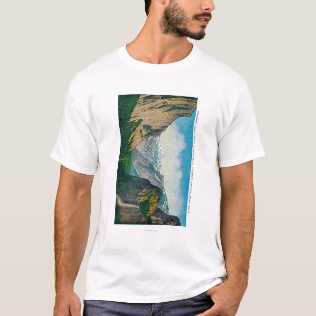 Camiseta Vale de Yosemite do ponto do artista (Frente)