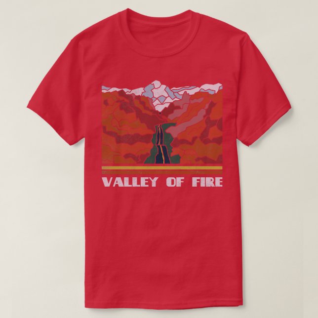 Camiseta Vale Do Fogo State Park Nature Lover Ret (Frente do Design)