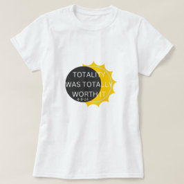 Camiseta vale duas vezes o eclipse solar da vida