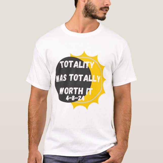 Camiseta vale duas vezes o eclipse solar da vida (Frente)