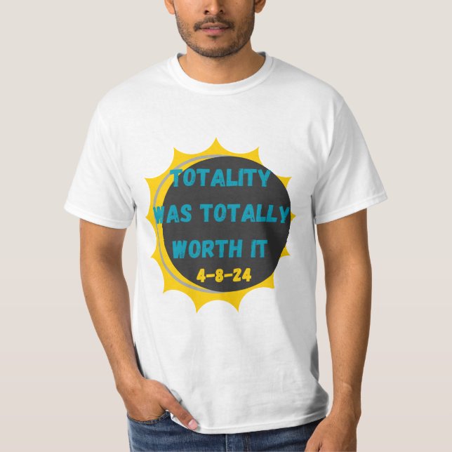 Camiseta vale duas vezes o eclipse solar da vida (Frente)