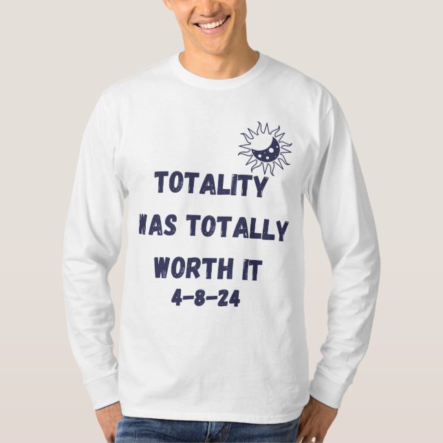 Camiseta vale duas vezes o eclipse solar da vida (Frente)