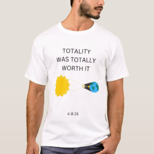 Camiseta vale duas vezes o eclipse solar da vida