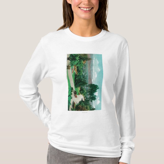 Camiseta Vale e pomares de Redlands do smiley (Frente)