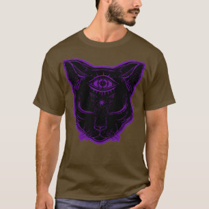 Camiseta vale noturno de gato preto
