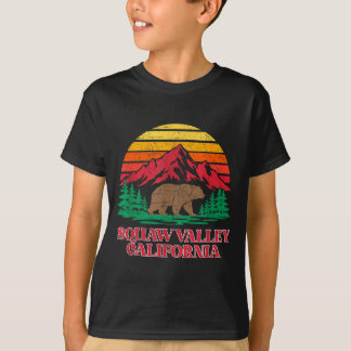 Camiseta vale olímpico urso pardo vintage califórnia