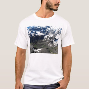 Camiseta Vale perto da montanha Schilthorn