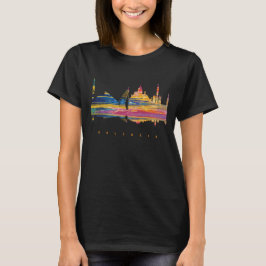 Camiseta Valencia Colorful Silhouette