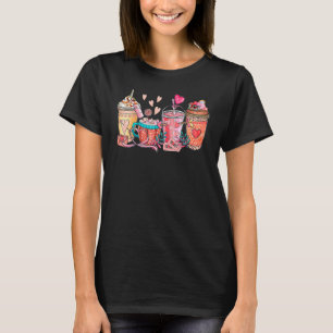 Camiseta Valente Feliz do Coração de Coca Quente do Drinado